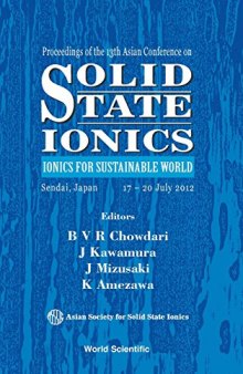 Solid State Ionics: Ionics for Sustainable World