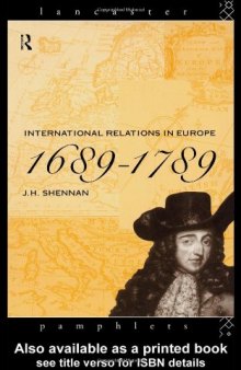 International relations in Europe, 1689-1789