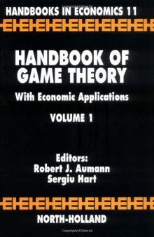 Handbook of game theory with economic applications