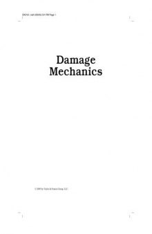 Damage Mechanics (Dekker Mechanical Engineering)