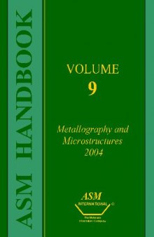 ASM Handbook - Metallography And Microstructures