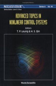 Advanced Topics in Nonlinear Control Systems