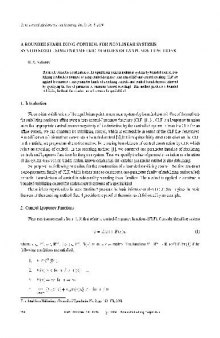 A Bounded Stabilizing Control for Nonlinear Systems Synthesized Using Parametric Families of Lyapunov Functions