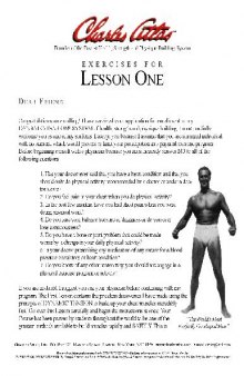 Charles Atlas - Ten Steps To A Better Body