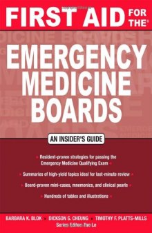First Aid for the Emergency Medicine Boards 