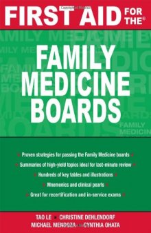 First Aid for the Family Medicine Boards (First Aid)