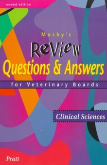 Mosby's Review Questions & Answers For Veterinary Boards: Clinical Sciences