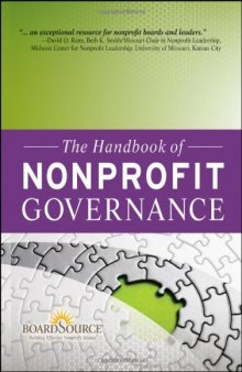 The Handbook of Nonprofit Governance (Essential Texts for Nonprofit and Public Leadership and Management)