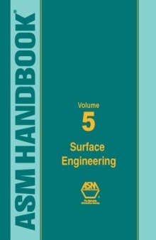 ASM Handbook: Volume 5: Surface Engineering (Asm Handbook) (Asm Handbook)