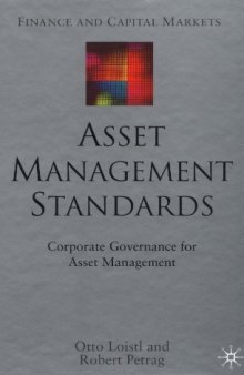 Asset Management Standards: Corporate Governance for Asset Management