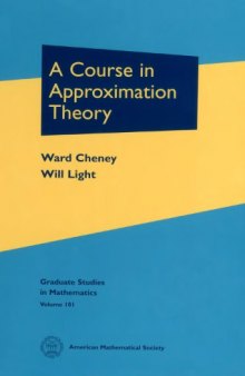 A course in approximation theory