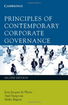 Principles of Contemporary Corporate Governance  