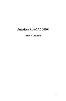 AutoCAD 2000i : user's guide