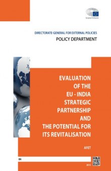 Evaluation of the EU-India Strategic Partnership and the Potential for its Revitalisation