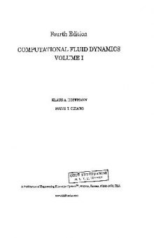 Computaitional Fluid Dynamics (Vol. I)