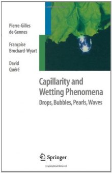 capillarity and wetting phenomena