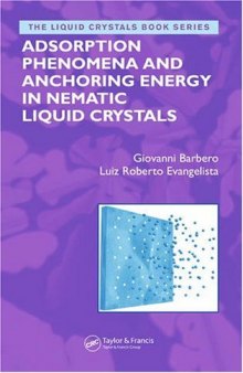 Adsorption phenomena and anchoring energy in nematic liquid crystals