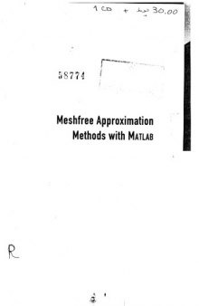 Meshfree Approximation Methods with Matlab