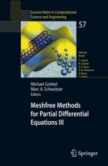Meshfree Methods for Partial Differential Equations III