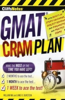 CliffsNotes GMAT Cram Plan
