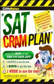 CliffsNotes SAT Cram Plan 