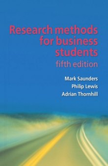 Research methods for business students