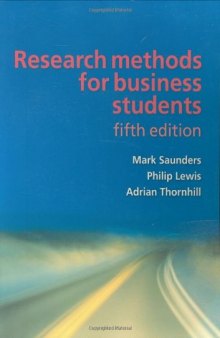 Research Methods for Business Students (5th Edition)  