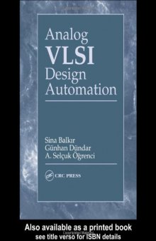 Analog VLSI Design Automation Ner Guide 