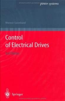 Control of Electrical Drives