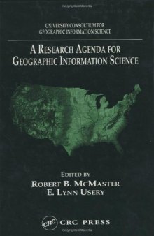A Research Agenda for Geographic Information Science (Section E--Nutritional Disorders)