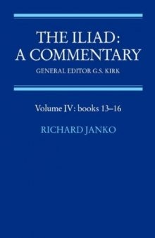 The Iliad : a commentary / Volume 1 Books 1 4