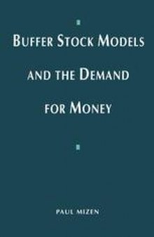 Buffer Stock Models and the Demand for Money