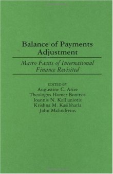 Balance of Payments Adjustment: Macro Facets of International Finance Revisited