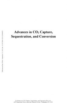 Advances in CO₂ capture, sequestration, and conversion