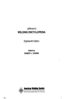 Jefferson s Welding Encyclopedia
