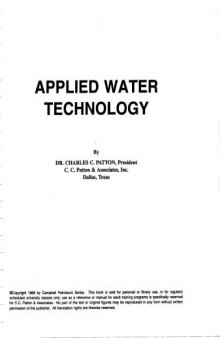 Applied Water Technology