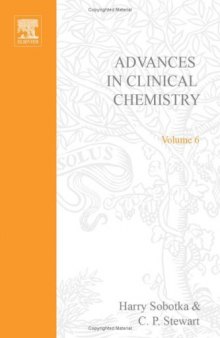 Advances in Clinical Chemistry, Vol. 6