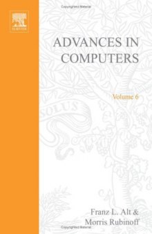 Advances in Computers, Vol. 6