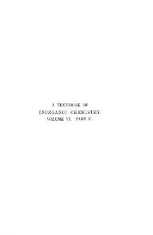 A textbook of inorganic chemistry vol.VI part II Phosphorus