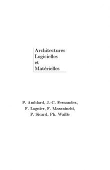 Architectures Logicielles et Materielles