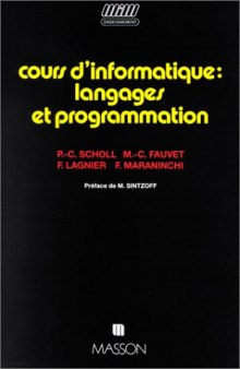 Cours d'informatique : langages et programmation