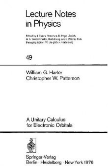 A Unitary Calculus for Electronic Orbitals