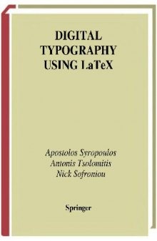 Digital Typography Using Latex