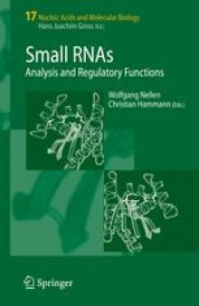 Small RNAs: Analysis and Regulatory Functions