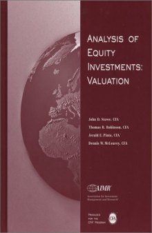 Analysis of equity investments Valuation-Stowe