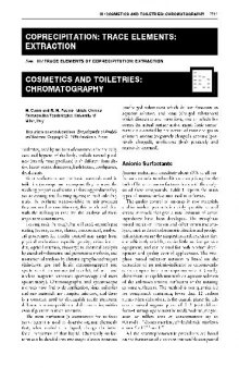 COSMETICS AND TOILETRIES - CHROMATOGRAPHY