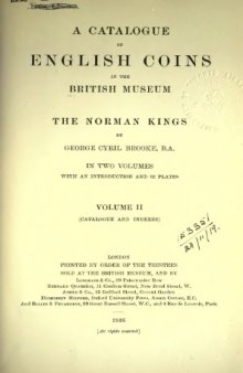 A Catalogue of English coins in the British museum