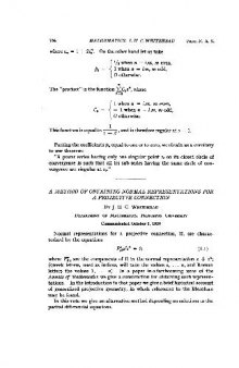 A Method of Obtaining Normal Representations for a Projective Connection