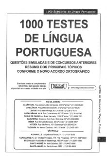 1000 Testes de Língua Portuguesa