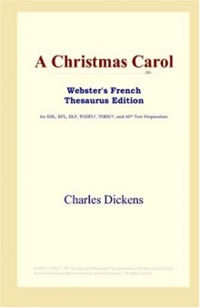 A Christmas Carol (Webster's French Thesaurus Edition)